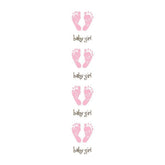 Mrs. Grossman's Strip of Pink Footprints Stickers - ANB Baby